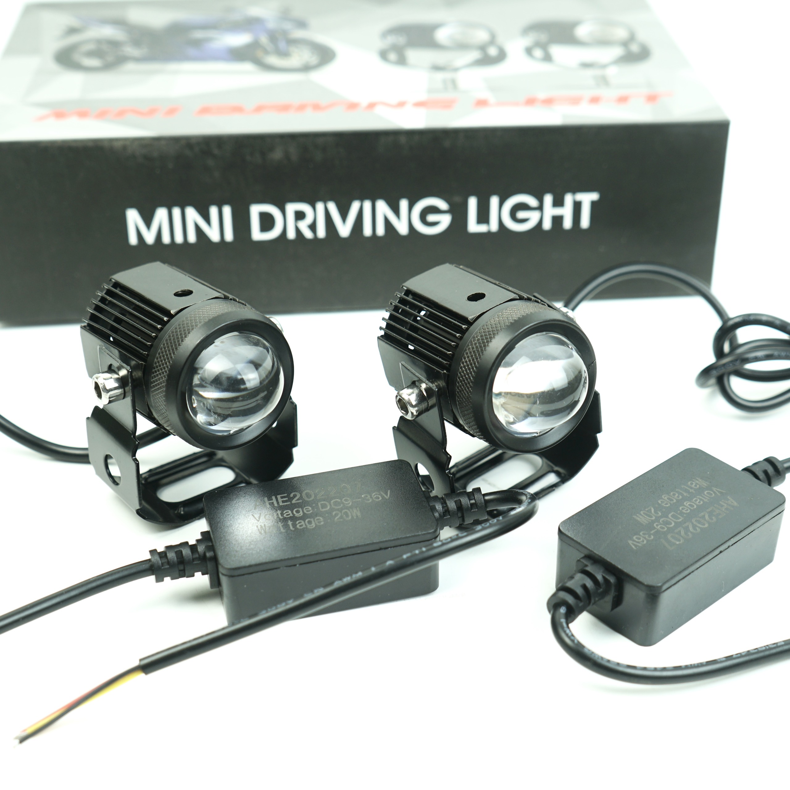 Đèn trợ sáng mini bi cầu mini xe máy, ô tô chính hãng. Bảo hành 12 tháng (Mã SP: 3502_115172980)