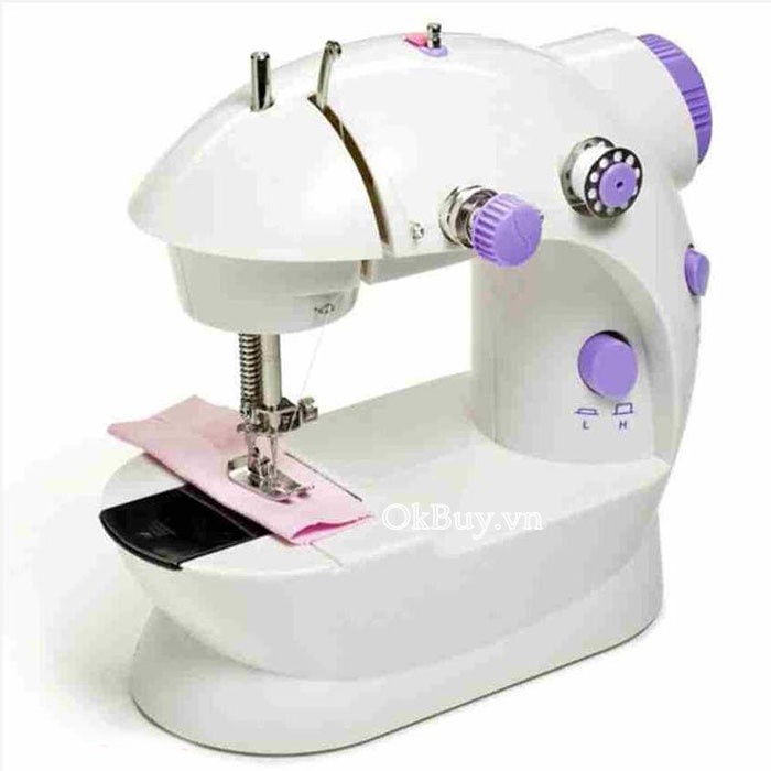 (CHÍNH HÃNG) Máy May Mini Để Bàn Gia Đình - Máy Khâu Cầm Tay Gia Đình Siêu Tiện Lợi (Mã SP: 584654)