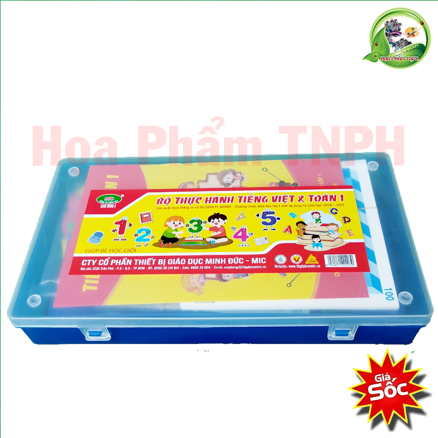 Bộ Thực Hành Tiếng Việt & Toán 1 Minh Đức MIC Sản Xuất Theo Chương Trình Mới Bộ Giáo Dục Và Đào Tạo Giúp Bé Học Giỏi Công Cụ Hữu Ích Thực Hành Trải Nghiệm Dành Cho Phụ Huynh (Mã SP: 2001283859bothuchanhtiengviettoan1)