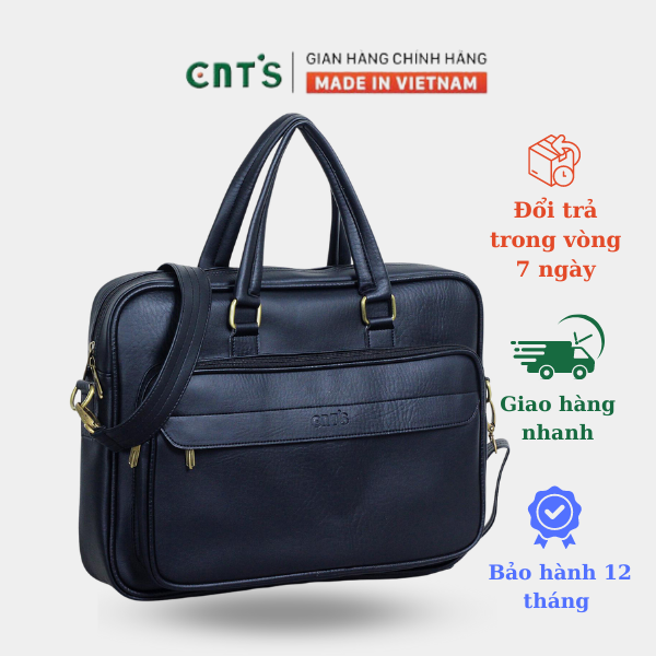 Cặp da nam công sở CNT HQ17 thời trang cao cấp