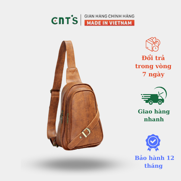 Túi đeo chéo nam nữ cnt unisex mq20