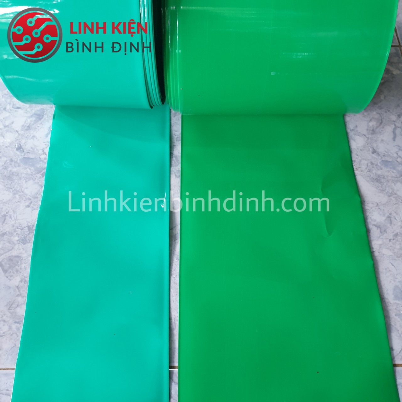 Màng Co Nhiệt PVC Bọc Khối Pin,Kích Thước Tùy Chọn 135mm - 195mm (1 Mét) (Mã SP: 4049_115719940)
