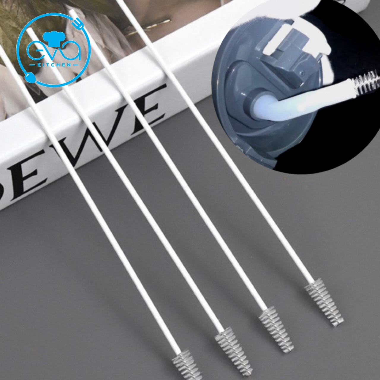 Dụng Cụ Cọ Vệ Sinh Các Loại Ống Hút Bình Sữa Cán Nhựa 17cm Tiện Lợi (Mã SP: 32990101015)