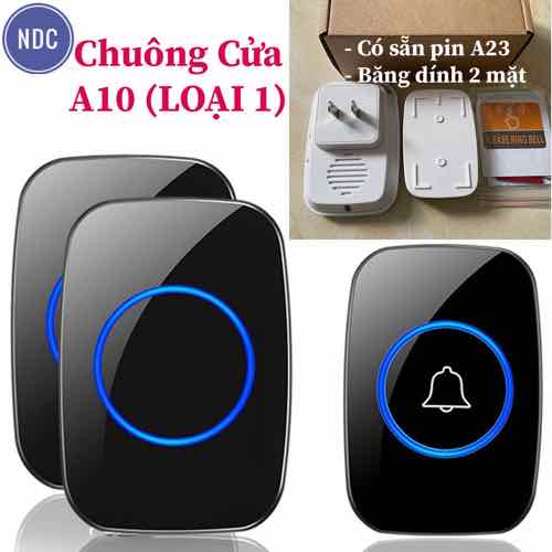 Chuông cửa không dây a10 chống nước ip44, khoảng cách 300m