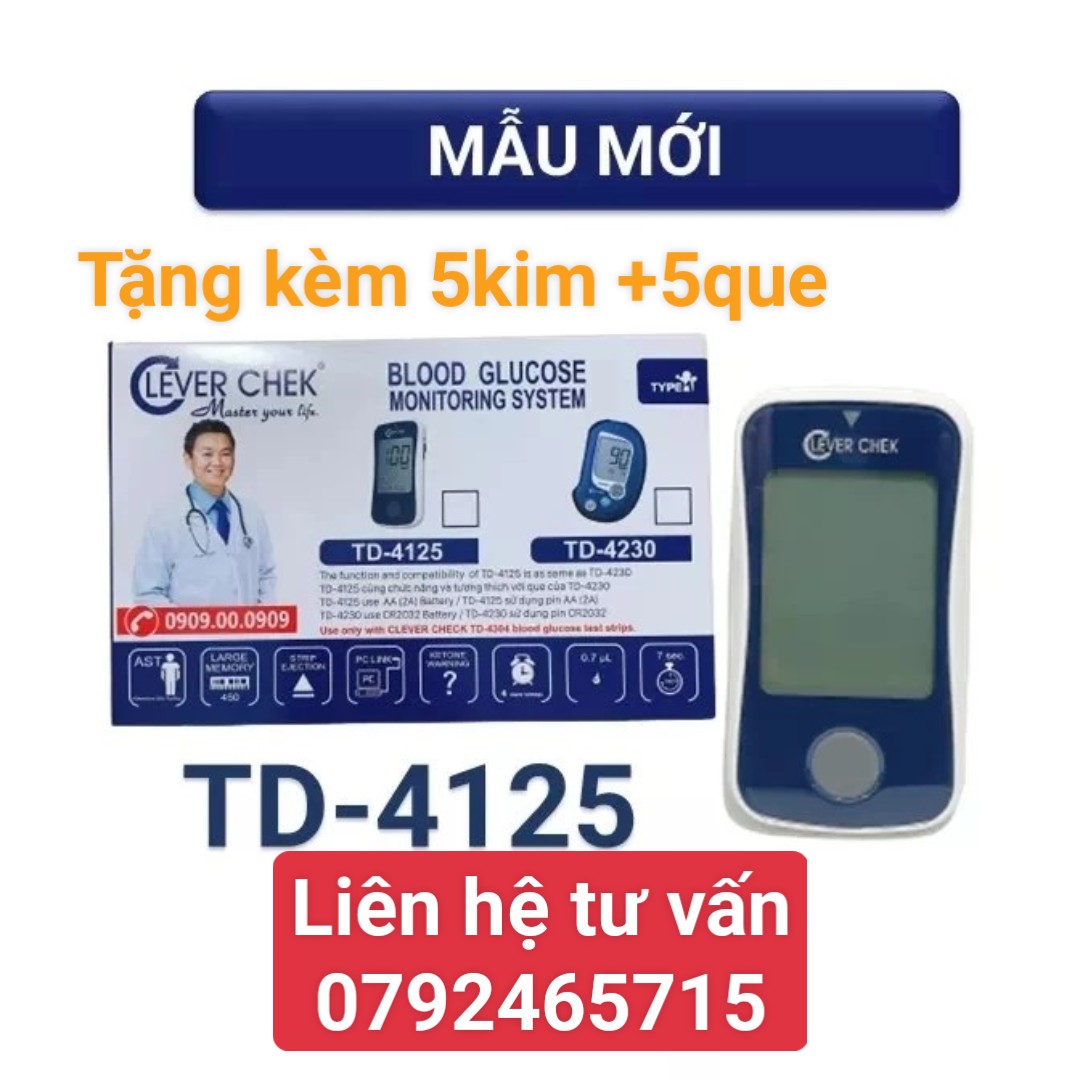 Máy đo đường huyết clever chek td 4230