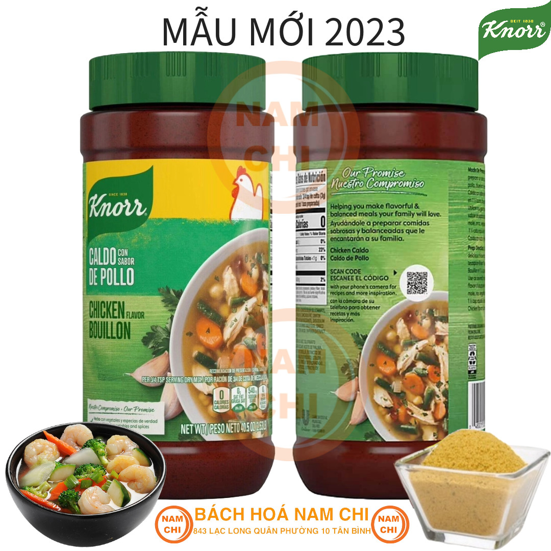 [DATE 12/2024] Bột Nêm Knorr Gà  Mỹ 1.14kg - Nhập Khẩu Chính Hãng (Mã SP: 048001012523)