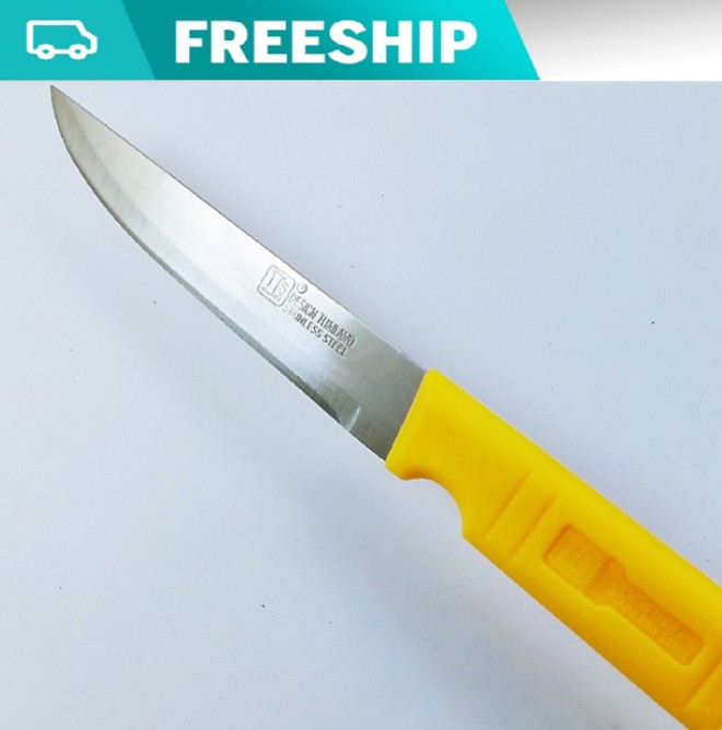 Dao inox gọt hoa quả cán vàng siêu bén (Mã SP: DAO CÁN VÀNG)