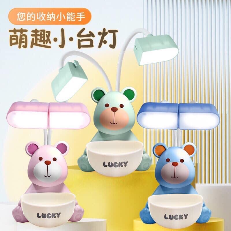 ĐÈN HỌC LUCKY 74k / cái-Đèn bàn học đọc sách siêu sáng bảo vệ mắt chống loá mỏi mắt cảm ứng chế độ ánh sáng , đèn học sinh đèn ngủ tiện lợi.- Chip LED tiên tiến cho ánh sáng liên tục, không nhấp nháy (Mã SP: 3353_116142218)