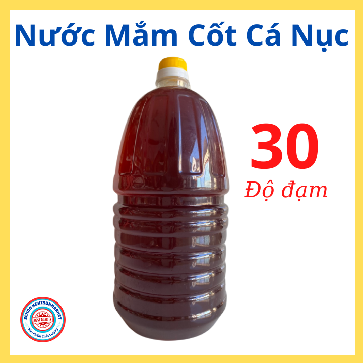 Nước mắm cốt cá nục Thanh Hóa ngon can 2 lít (Mã SP: MắmNục)