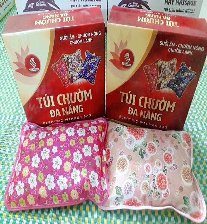 Túi Chườm Nóng, Lạnh Đa Năng VIC Pharcma Sưởi Ấm Giảm Đau (Mã SP: tuichuomvicpharma)