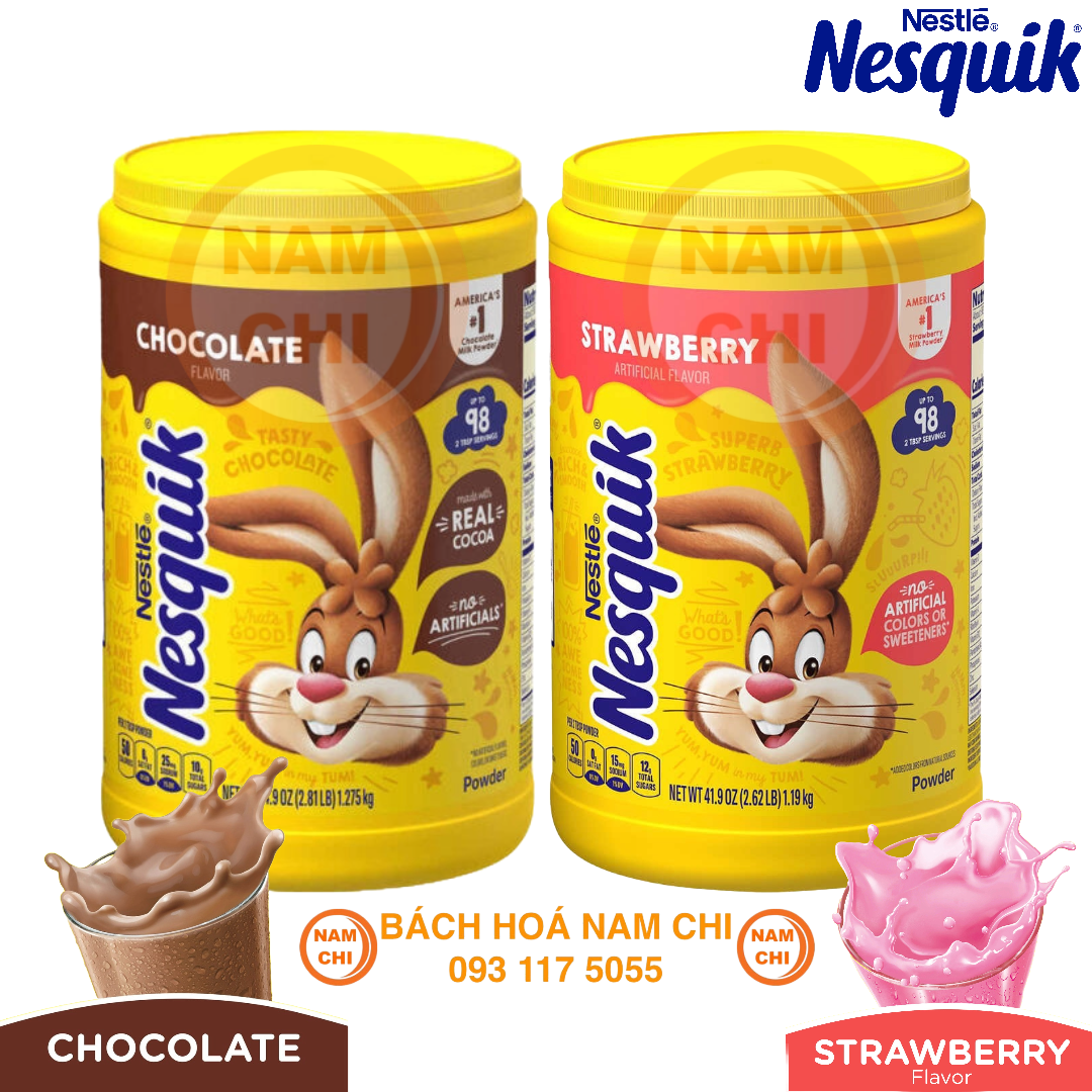 [DATE 2026] Bột Sữa Nestle NESQUIK MỸ - Chính Hãng (Mã SP: 1196_116222148)