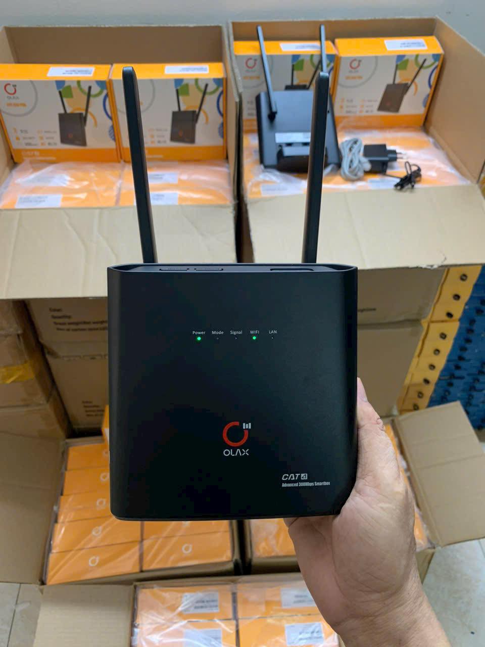 HCM - Phát Wifi Bằng Sim 4G Olax AX9 Pro B Dùng Điện Trực Tiếp Kèm Dùng Pin 4000mah New (Mã SP: ax9 pro)
