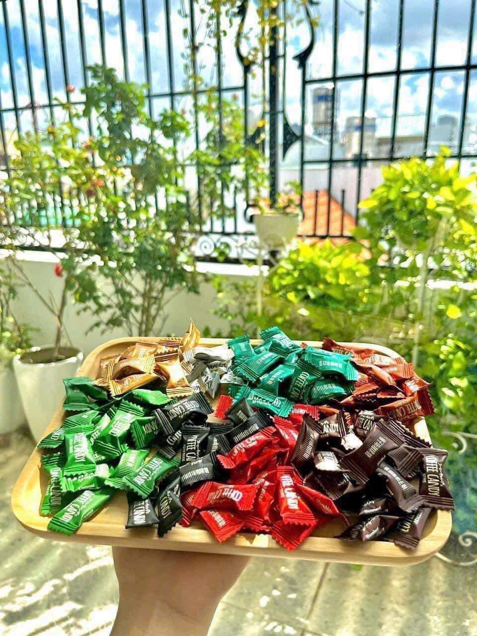 Combo 500g kẹo cà phê không đường có thể nhai chống buồn ngủ món ăn vặt cho sinh viên và nhân viên văn phòng (Mã SP: Kẹo cà phê không đường)