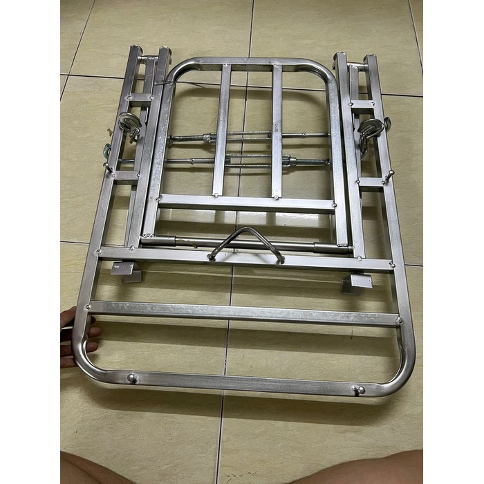 Giá đỡ/ Baga sau inox chuyên chở hàng dòng xe Sirius. (Mã SP: 3507_116281643)