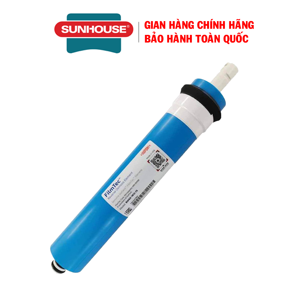 Lõi lọc nước số 4 sunhouse shrll4 - màng lọc ro dow filmtech, nhập khẩu mỹ
