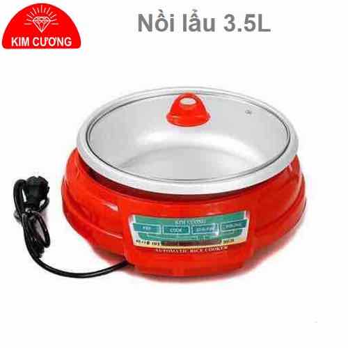 Nồi lẩu điện 3.5lít kim cương kc-ld