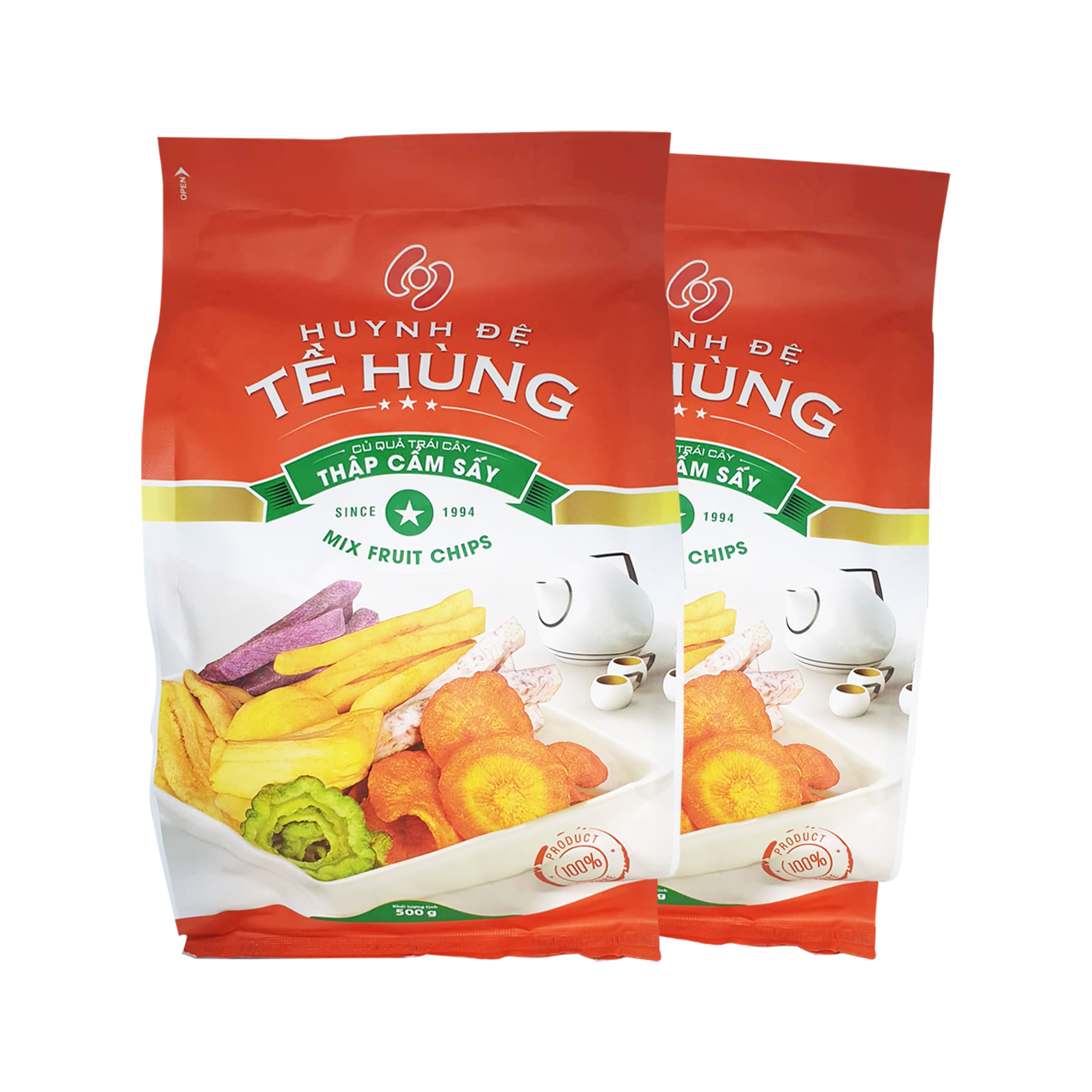 1kg trái cây sấy khô huynh đệ tề hùng
