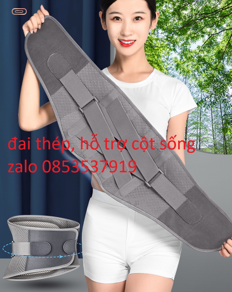 Đai thắt lưng cao cấp, hỗ trợ cột sống, Giảm đau lưng, dây chằng (Mã SP: ccdd)