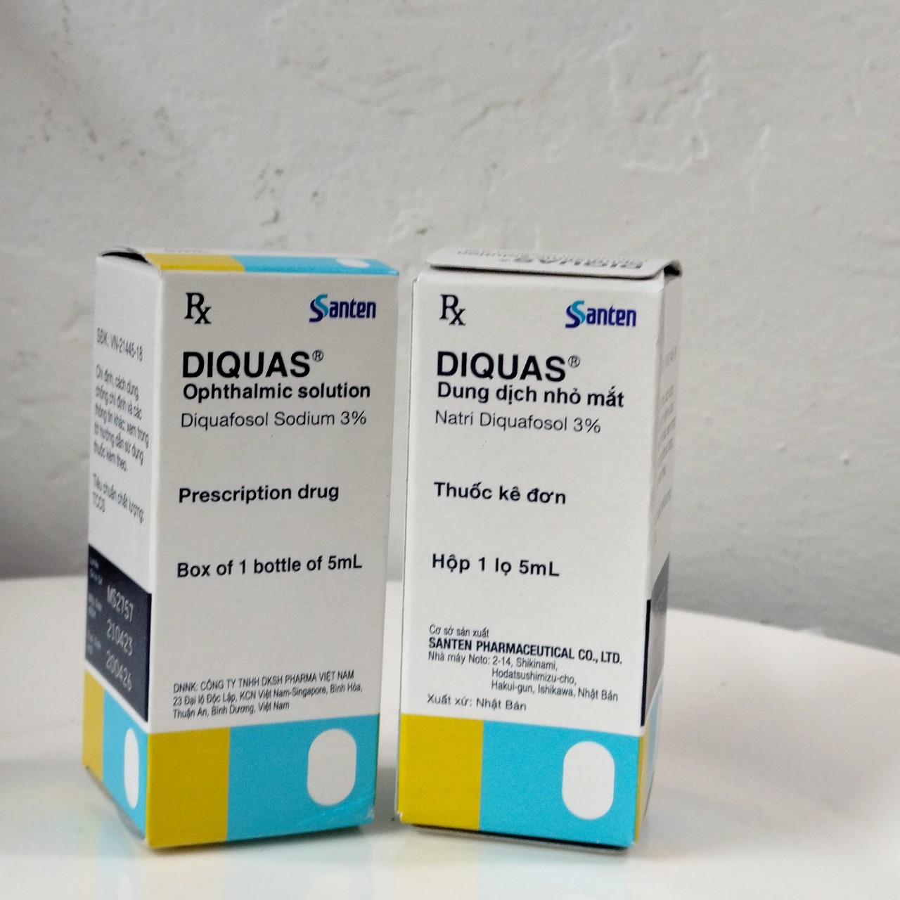 Dung dịch nhỏ mắt Diquas 3% lọ 5ml (Mã SP: PVN3970)