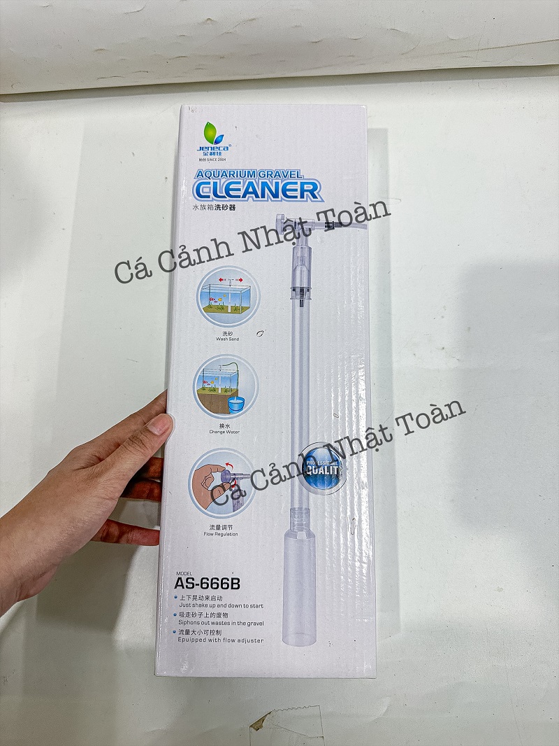Bộ hút cặn đáy as-666b jeneca cao 70cm