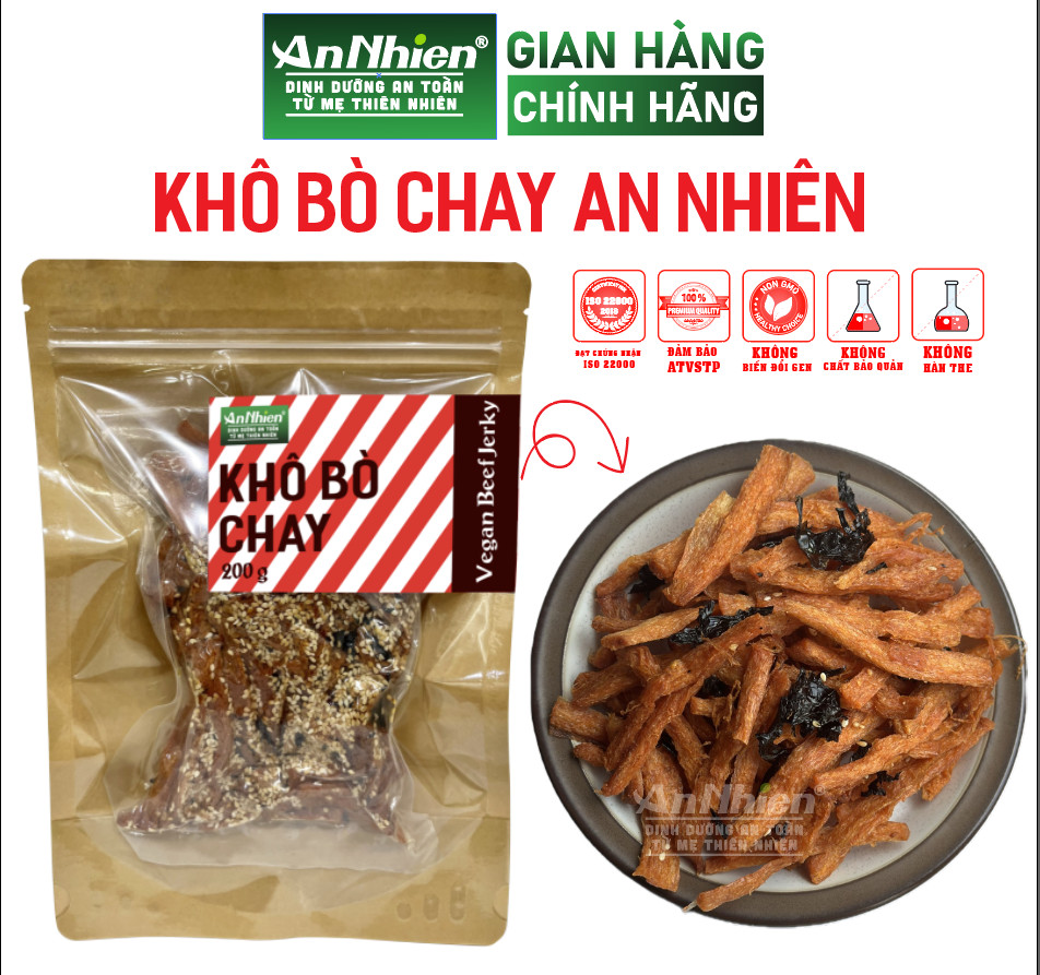 Khô bò chay an nhiên 200g