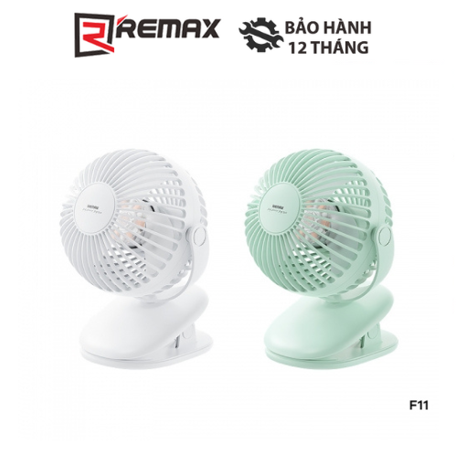 Quạt Mini Để Bàn Và Kẹp Bàn Remax F11 3 Tốc Độ Siêu Mát (Mã SP: REMAX F11)