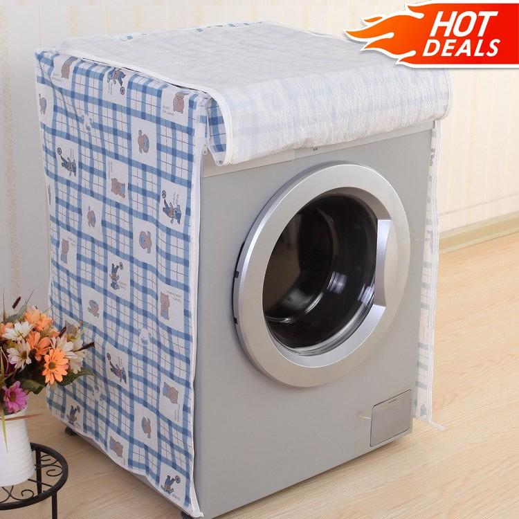 Bạt trùm máy giặt cửa NGANG vải dù cao cấp chống thấm nước tuyệt đối (giao màu ngẫu nhiên) (Mã SP: 1451_116526130)