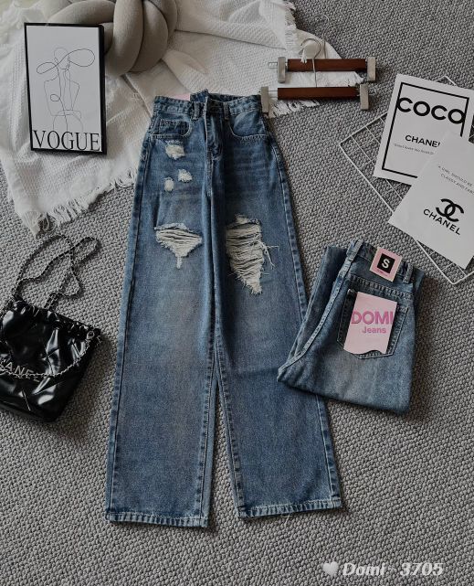 quần jean suông 255 (Mã SP: combo SP chốt live 255)
