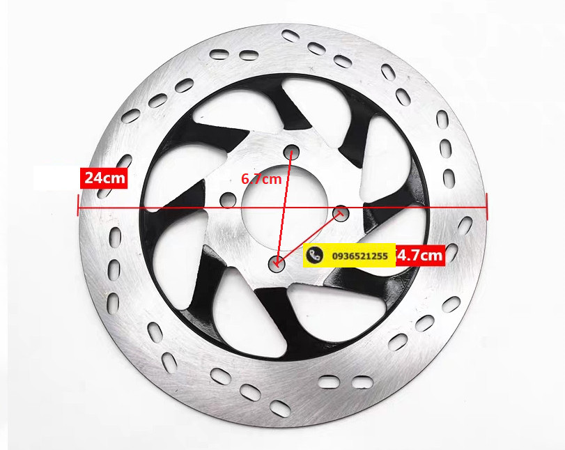 Đĩa thắng trước phanh trước Suzuki EN150, 125 (Mã SP: SP00450)