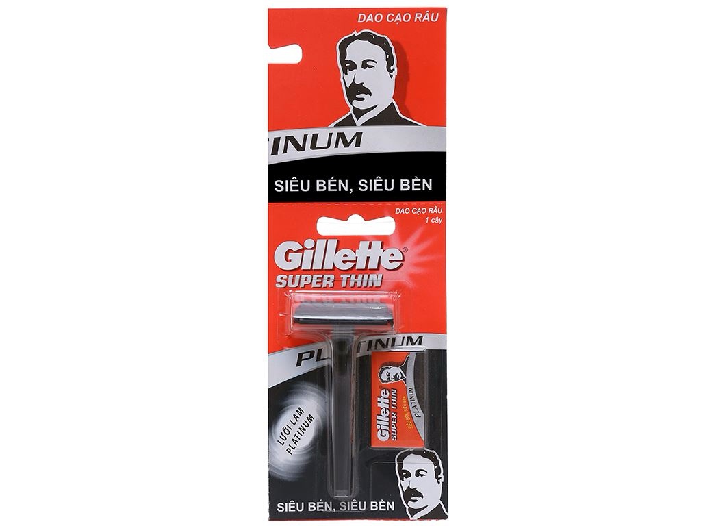 1 cây dao cạo râu lưỡi lam Gillette Super Thin Click Er-80 (Mã SP: 1362_116578098)