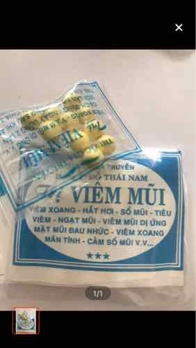 100 gói Viêm Mũi Đỗ Thái Nam ( zalo: 076.597.7229 ) (Mã SP: vhjjj)