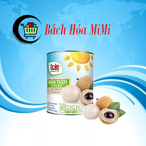 Nhãn Thái Lan Dole Ngâm Nước Đường Lon 565gr. (Mã SP: NDL170)