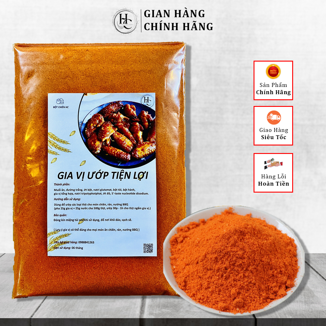 Gia Vị Ướp Gà - Sườn, Tôm, Thịt, Cua, Ếch...Các Món Chiên và Nướng (Mã SP: Gia Vị Ướp Gà)