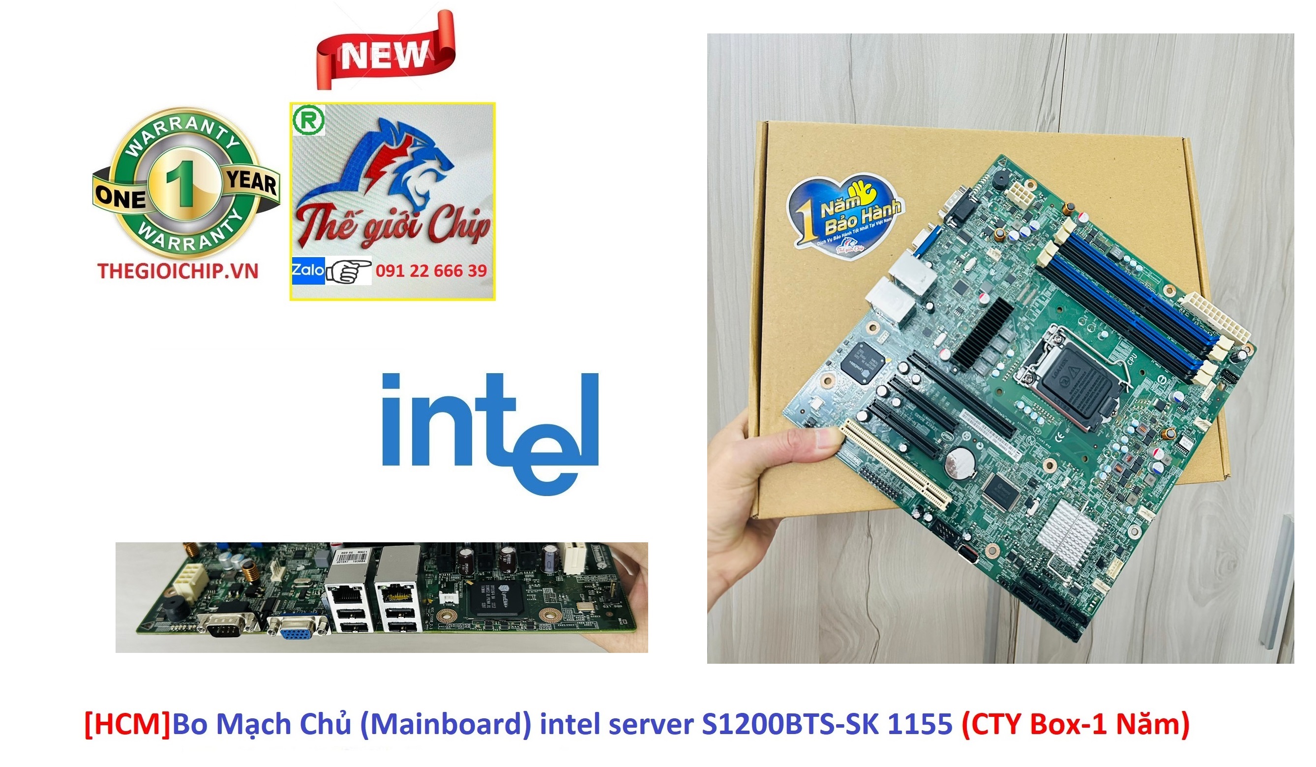 Bo mạch chủ intel server s1200bts-sk 1155