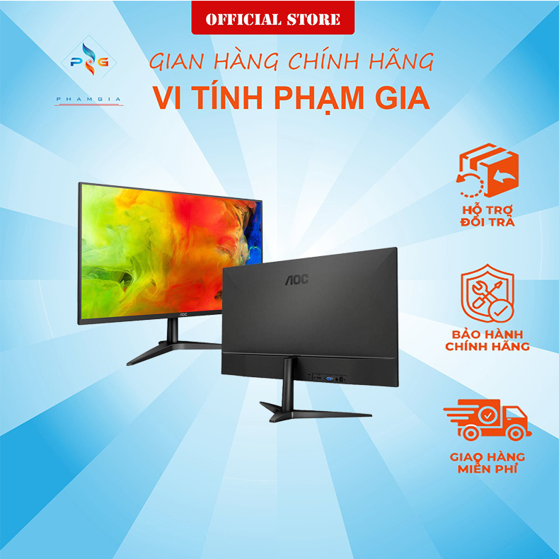 Màn hình máy tính 27 inch aoc 27b1h/74 chính hãng - bảo hành 36 tháng
