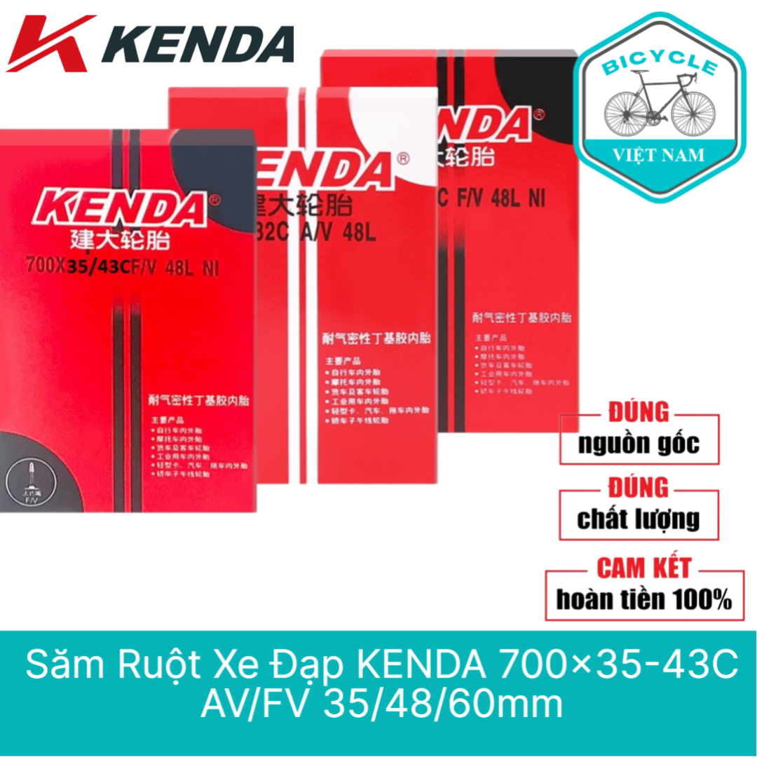 Săm Ruột Xe Đạp KENDA 700x35-43C AV/FV 35/48/60mm (Mã SP: 799_110652488)