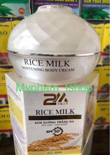 Kem Body Trắng Da Sữa Gạo Collagen 2M SKIN RICE MILK WHITEING BODY CREAM (Mã SP: 3299_51949773)