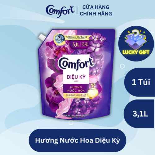 Nước xả vải hương nước hoa túi 3.1lít (Mã SP: NXV09)