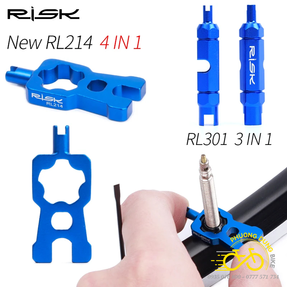 Dụng cụ tháo lõi van RISK - Lõi van xe đạp xe máy (Mã SP: PK-01584)