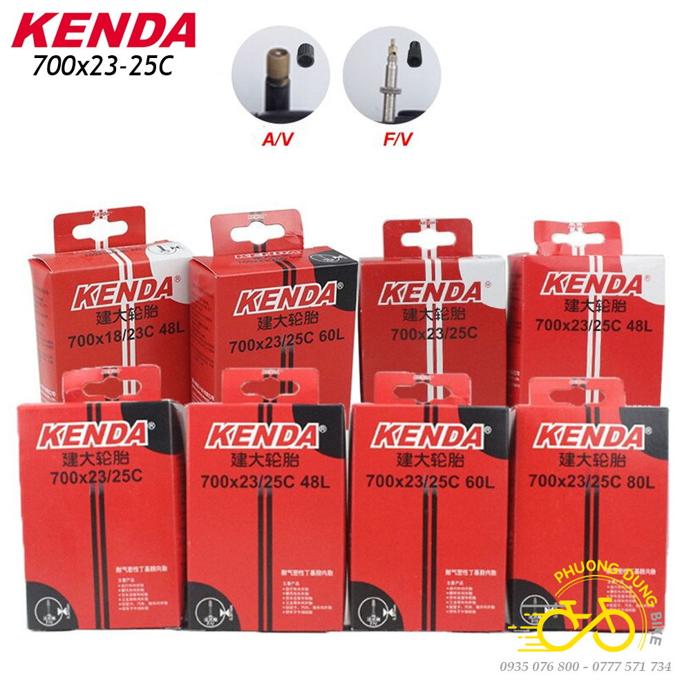 Ruột xe đạp kenda 700x23-25c