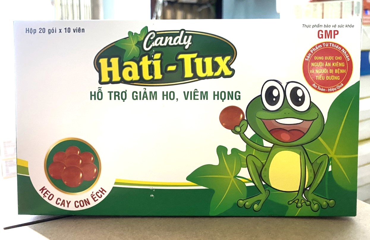 Candy Hati - Tux giảm ho, long đờm, giảm đau rát họng, khản tiếng do ho (Mã SP: FGUIP2)