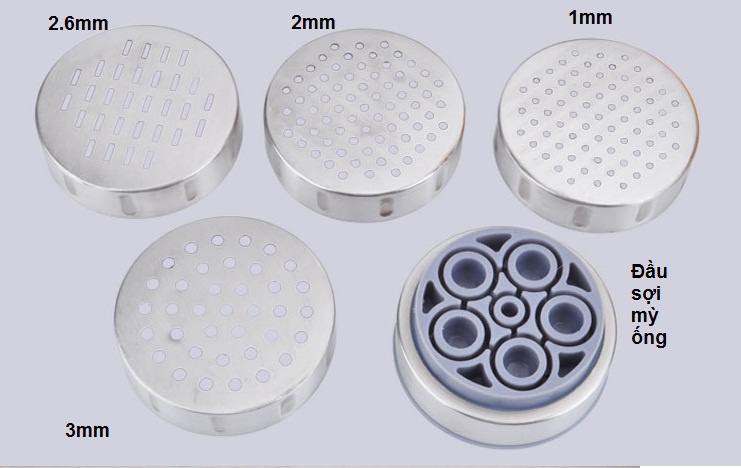 Cach+Lam+Bun+Tuoi Máy làm bún tươi, mỳ sợi gia đình 5 lưỡi cắt: tròn ...