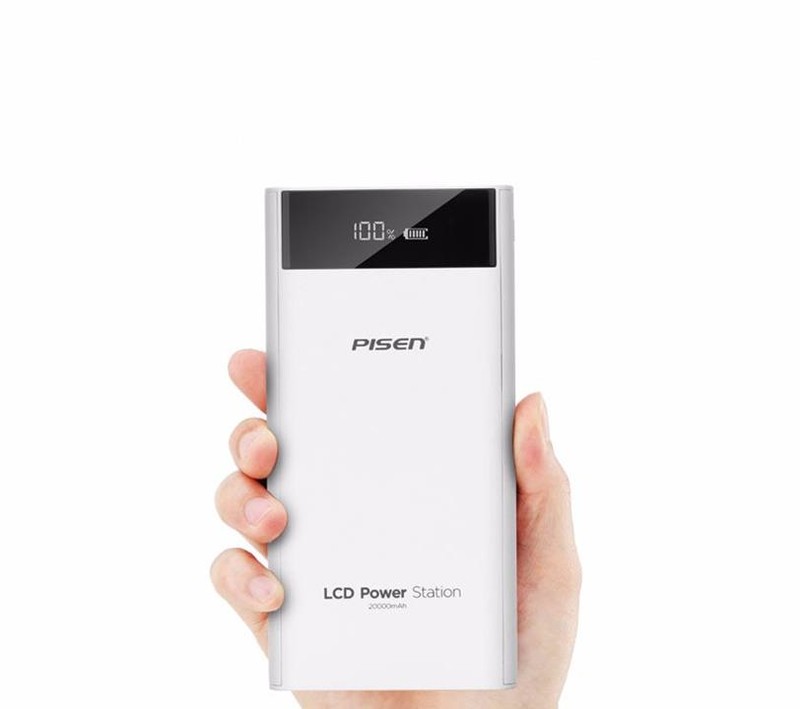 Pin sạc dự phòng Pisen LCD Power Station II 20.000mAh 1