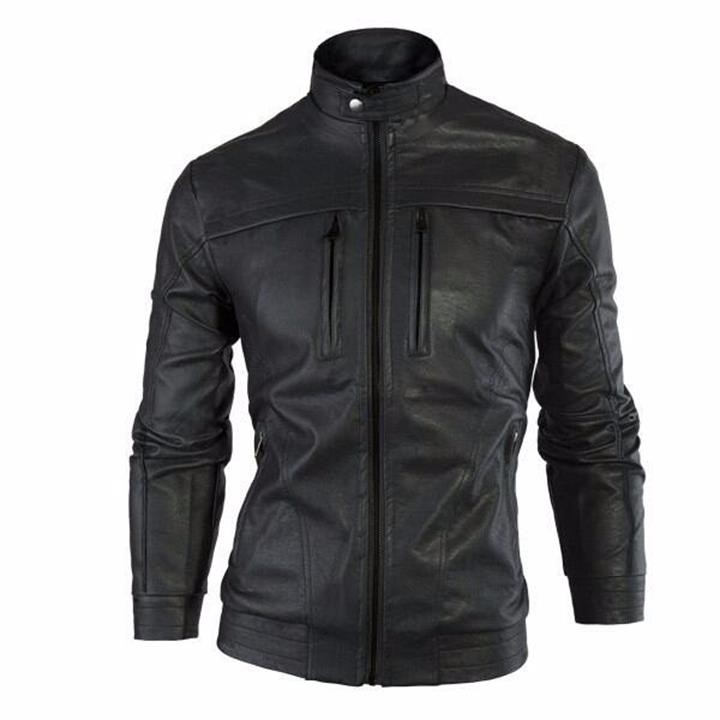 Áo Khoác Da Lót Lông nhập khẩu Armani 75 3