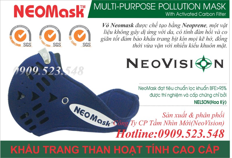 Khẩu trang than hoạt tính Neomask 4