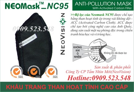 Khẩu trang than hoạt tính Neomask NC95 4