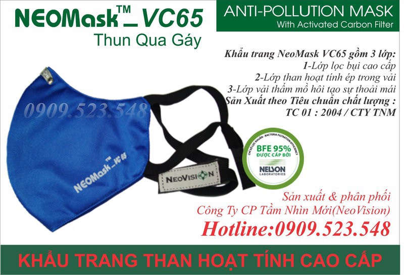 Khẩu trang than hoạt tính Neomask VC65-TQG 6