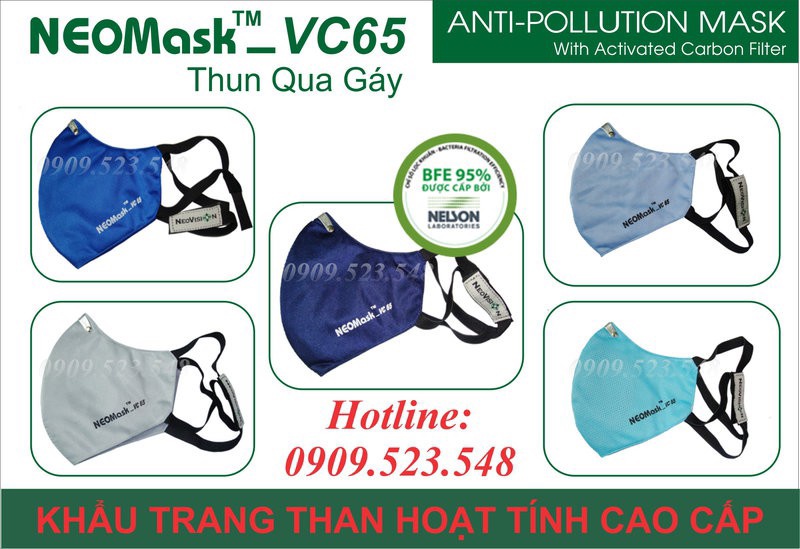 Khẩu trang than hoạt tính Neomask VC65-TQG 8
