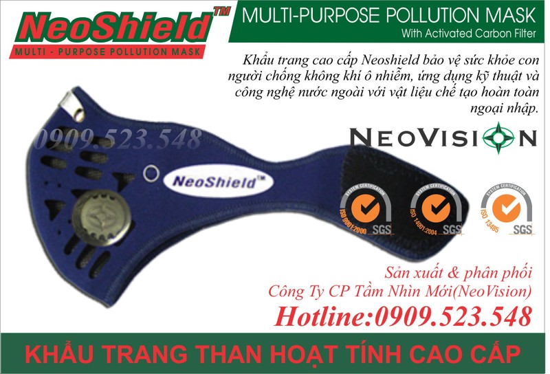 Khẩu trang than hoạt tính NeoShield 4