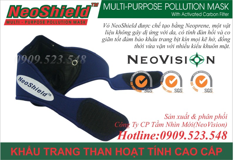 Khẩu trang than hoạt tính NeoShield 5